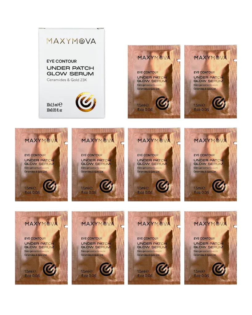 [M0204] Under Patch Glow Serum bustine 1,5 ml set 10 pz - Siero Contorno Occhi con oro 23K