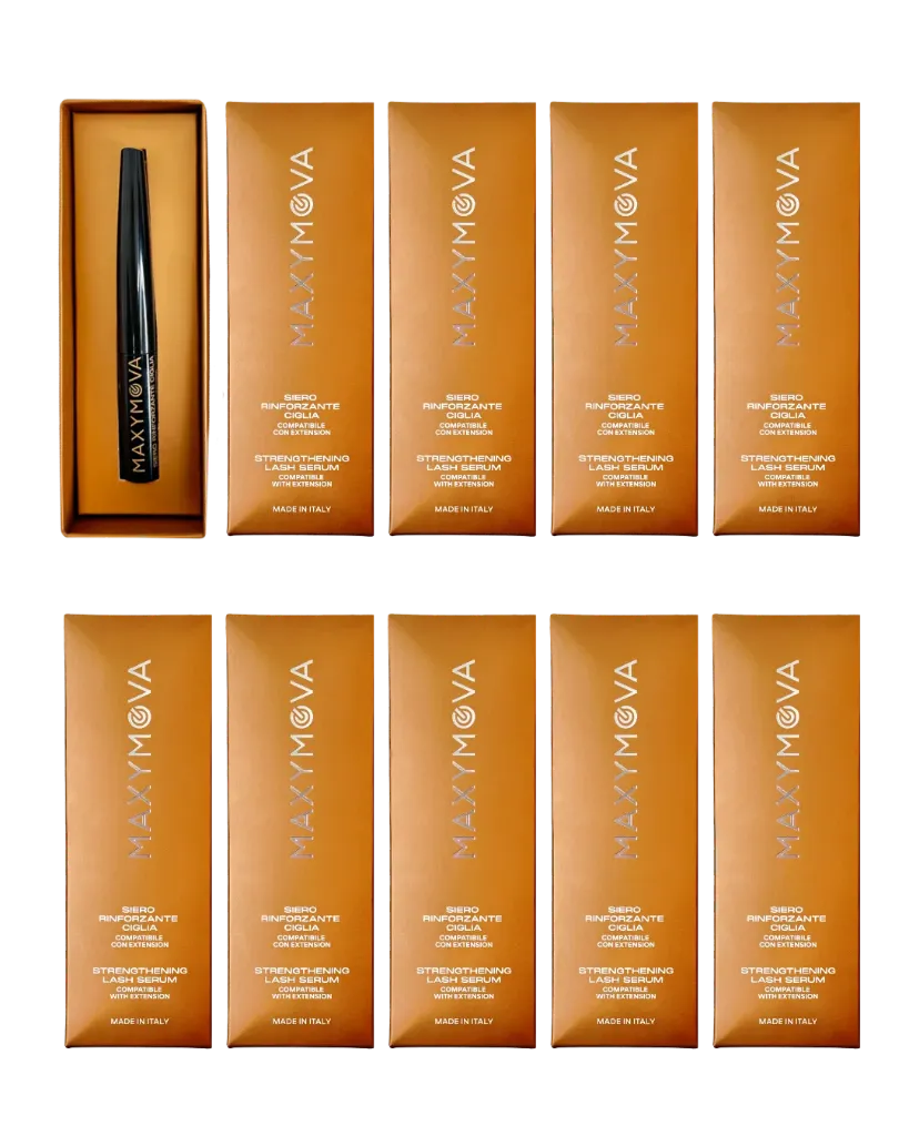 [M0136] Siero Rinforzante Ciglia Set 10 pz - Compatibile con Extension
