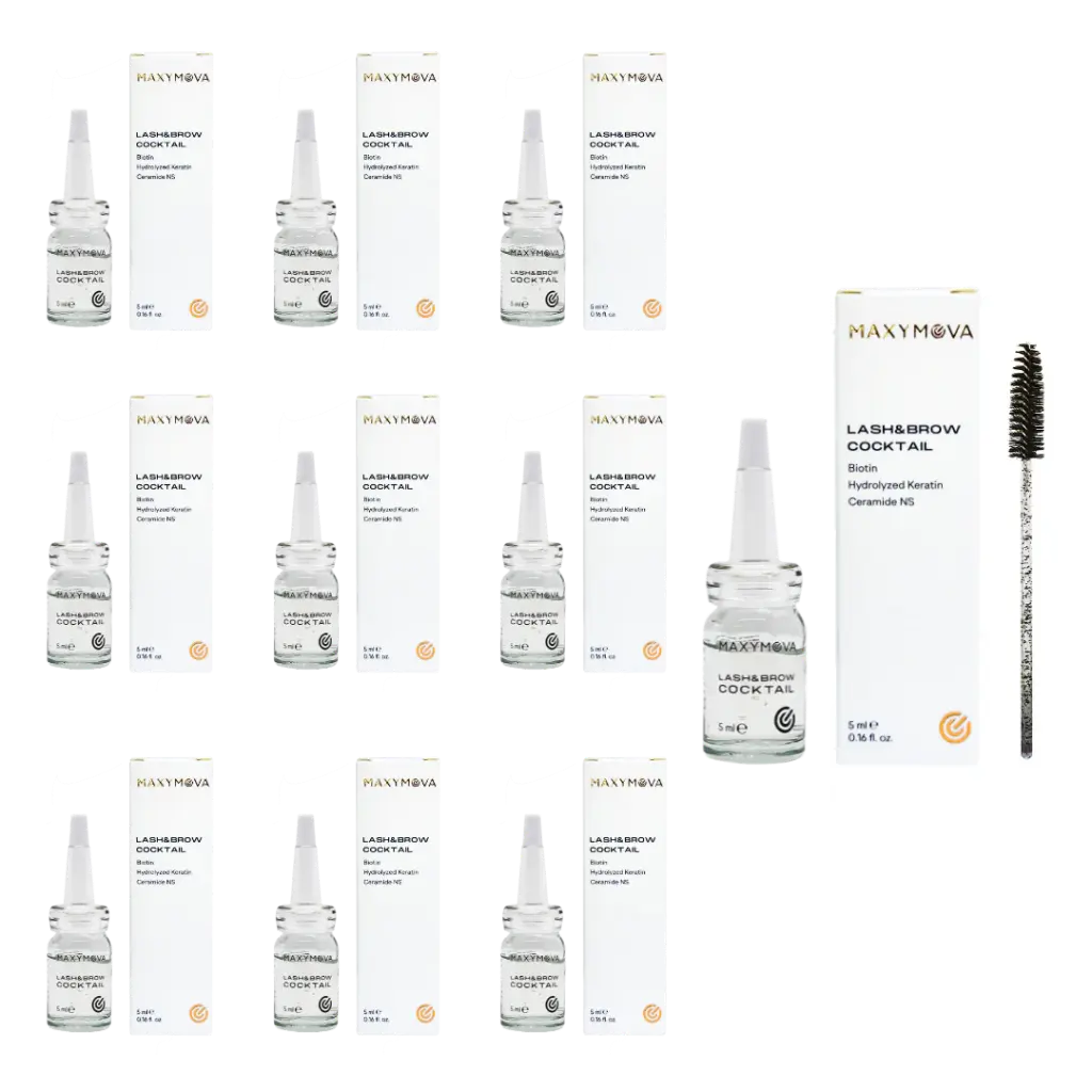 Lash & Brow Cocktail 5ml set 10 pz - Siero dopo laminazione Aftecare