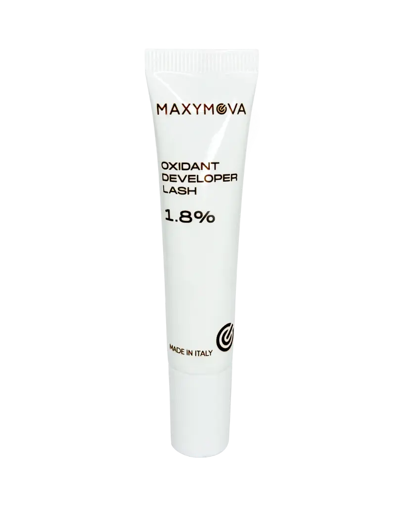 [M0205] Ossidante 1,8% Lash (Formula Densa) per Tinta Liquida Ultra Black – Tubo Soft 15ml MAXYMOVA