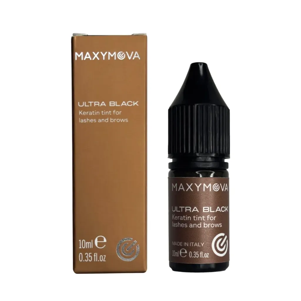 Tinta Liquida Ultra Black per Ciglia e Sopracciglia - Formula Rivoluzionaria con Cheratina per un Colore Intenso e Duraturo