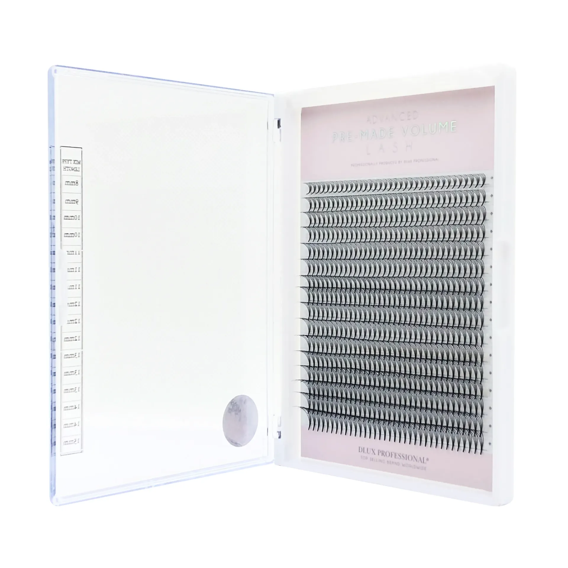 [D0363] Ventagli Pronti Gambo Stretto CC0,10 - 5D Extension Ciglia Volume Lash DLux Professional (8)
