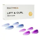 Set 8 Paia Bigodini Curl e Lift MAXYMOVA - per Laminazione Ciglia, con Brillantini