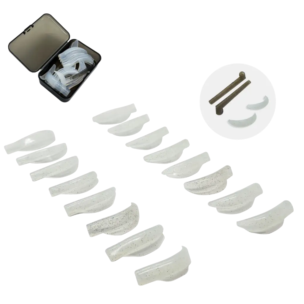 [M0127] Bigodini Universal 8 Paia + in Regalo Compensatori e Bigodini per Ciglia Inferiori