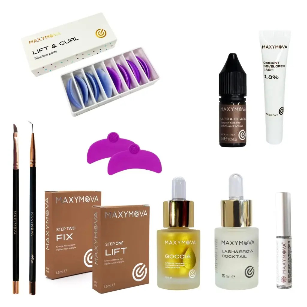 [M0042] Kit Laminazione Standard ciglia e sopracciglia - Risultati Professionali, Efficacia Comprovata, con Bustine