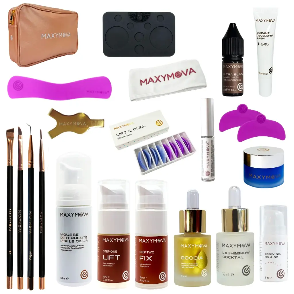 Kit Vip Lash Lift e Laminazione Sopracciglia MAXYMOVA - Risultati Professionali, Efficacia Comprovata