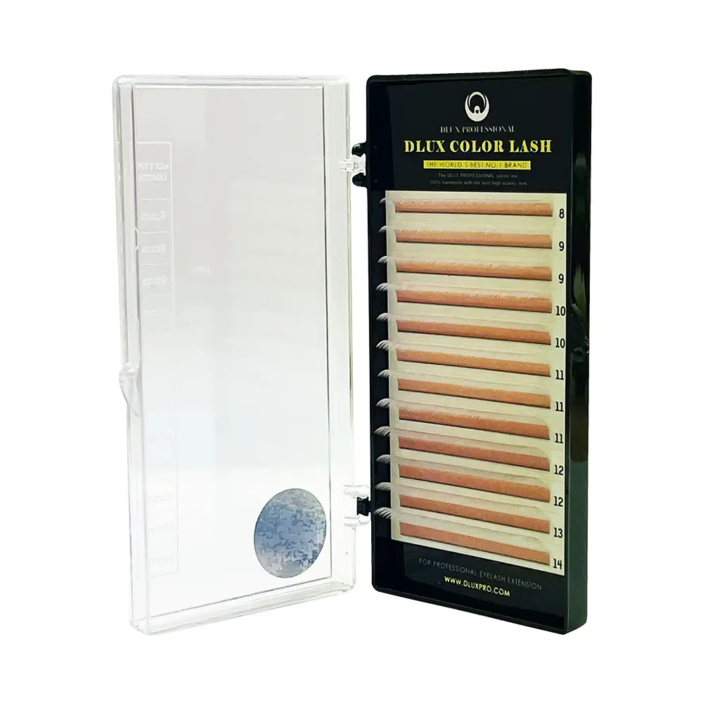 [D0505] Ciglia Premium Colorate Bianche - DLux Professional