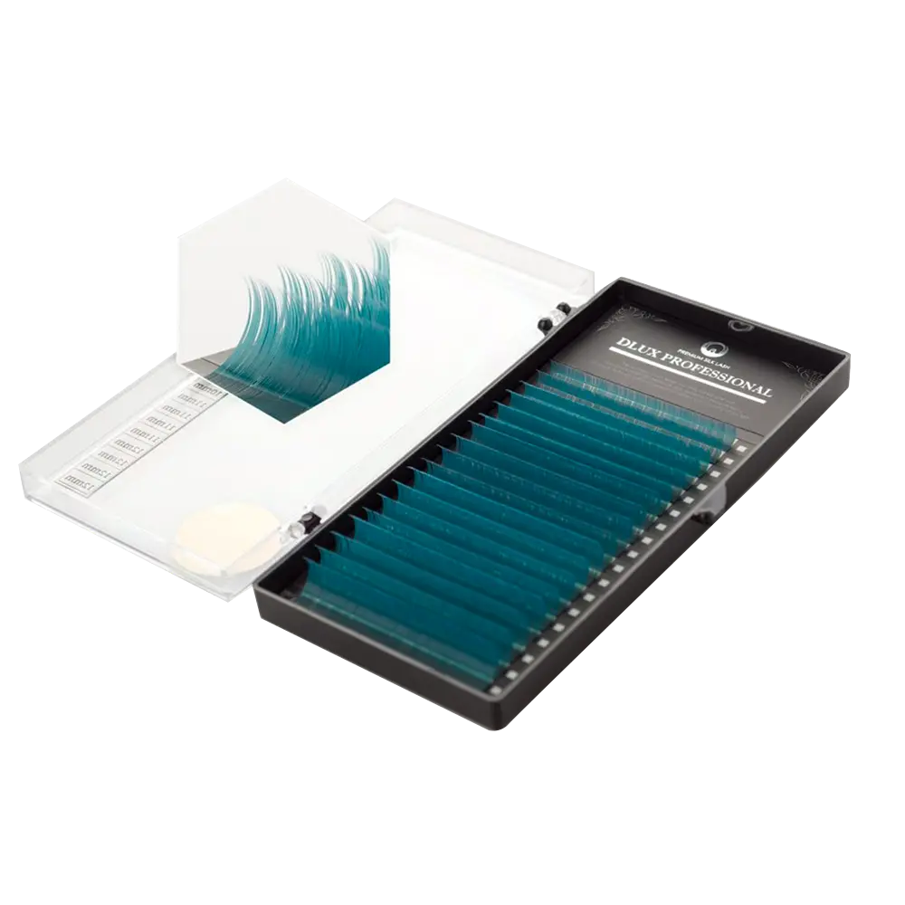 Ciglia Premium Colorate Ocean Blue - DLux Professional