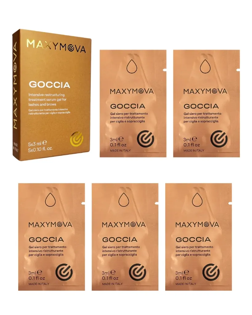 Goccia bustine 3ml x 5 pz - Siero ristrutturante per laminazione ciglia e sopracciglia