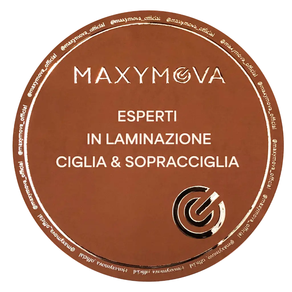 [M0163] Adesivo per la Vetrina "Esperti in Laminazione" MAXYMOVA (ITALIANO)