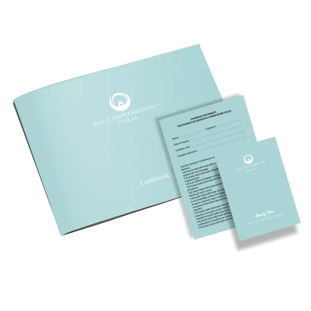 [D0673] Lashbook e Beauty Pass, Schede Clienti e Consenso Informato