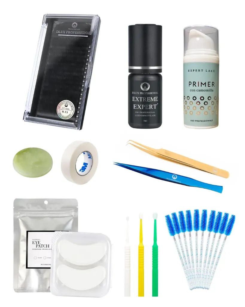 Kit Small per Extension Ciglia Classico 1 to 1 DLux Professional