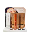 Espositore per Brow Gel per Sopracciglia Fix&Go, Fix&Color – Organizer da Salone da 9 Scomparti + Tester, MAXYMOVA
