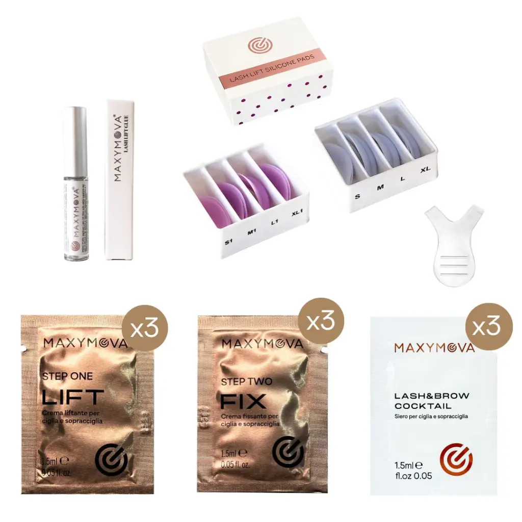 Kit Small per Laminazione Ciglia - per 12-15 Trattamenti MAXYMOVA 