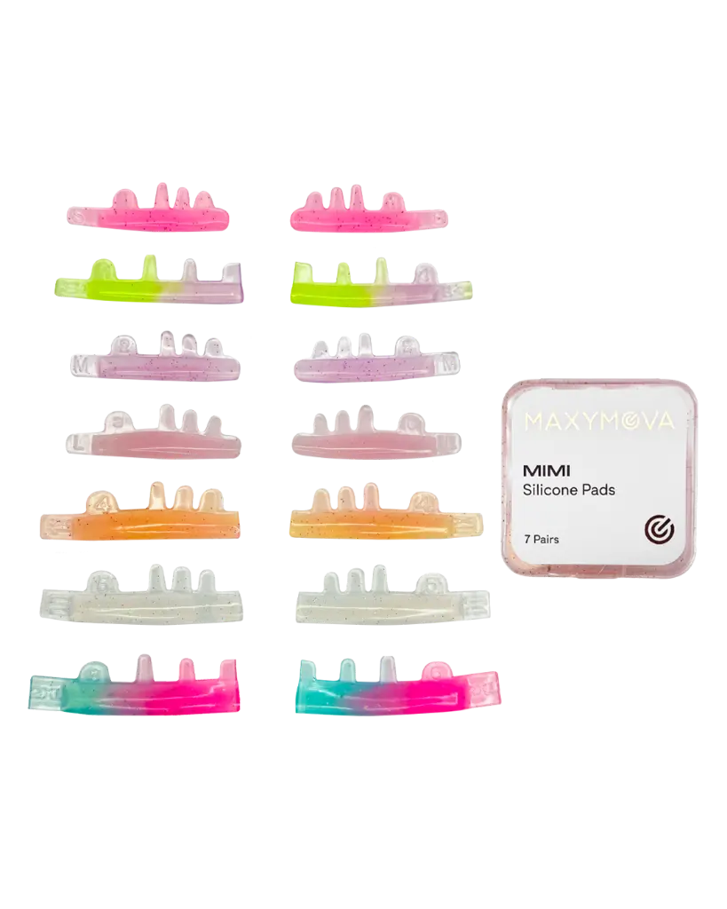 Bigodini Mimi in silicone per Ciglia - 7 paia Curl ibridi