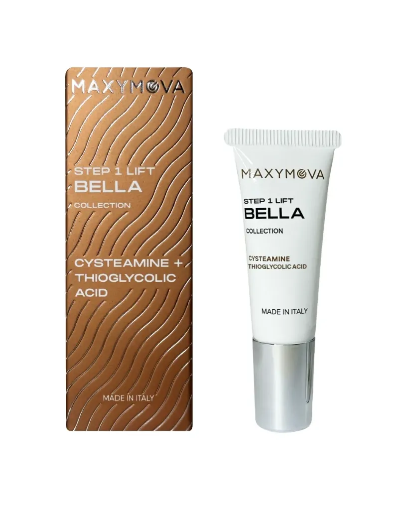 Step 1 Bella Collection - tubo 10ml Crema permanente con Cisteamina + Acido Tioglicolico