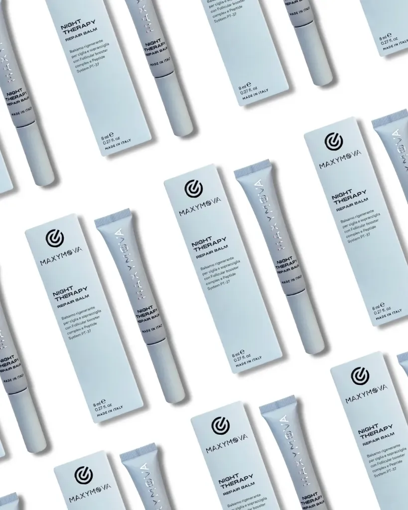 [M0370] Night Therapy Repair Balm tubo 8ml set 10 pz - Balsamo riparatore ciglia e sopracciglia