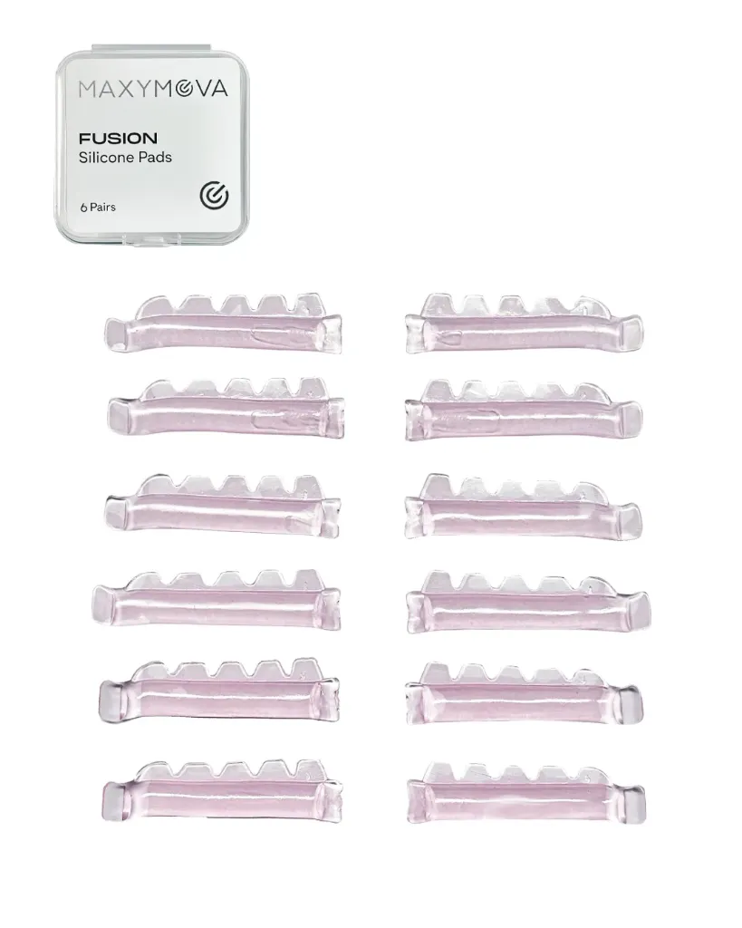 Fusion Bigodini in Silicone per Laminazione Ciglia - 6 misure per una perfetta laminazione delle ciglia