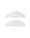 Flat Bigodini piatti e ultra sottili in silicone per laminazione ciglia tecnica coreana – 1 paio – Specifici per lo Step 1 Lift