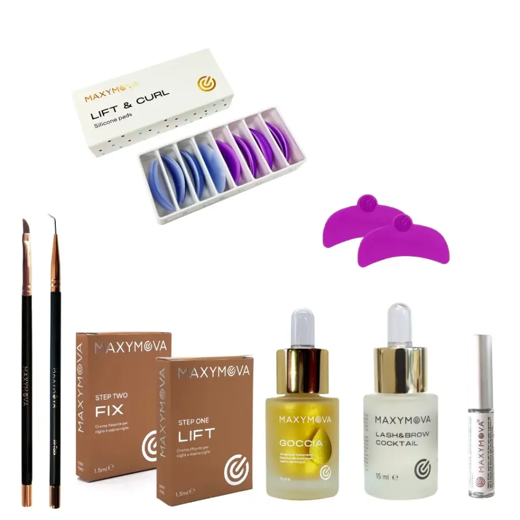[C0022] Kit per corso Laminazione Ciglia e Sopracciglia (Solo con trainer Maxymova autorizzato) (STANDARD, ROMA)