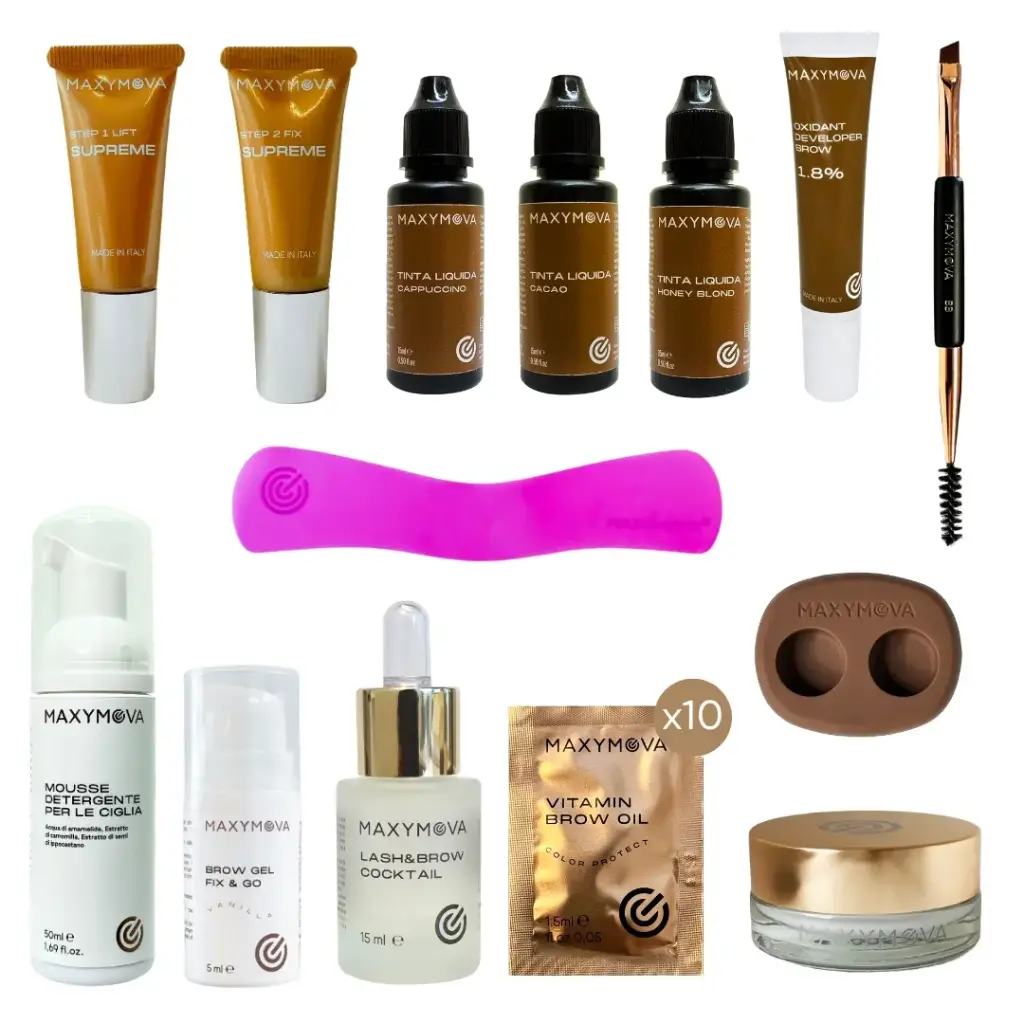 Kit per corso laminazione sopracciglia (Solo con trainer Maxymova autorizzato)