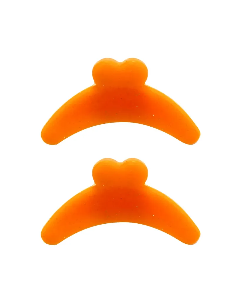 [M0395] Pad protettivo in Silicone arancioni - 1 paio