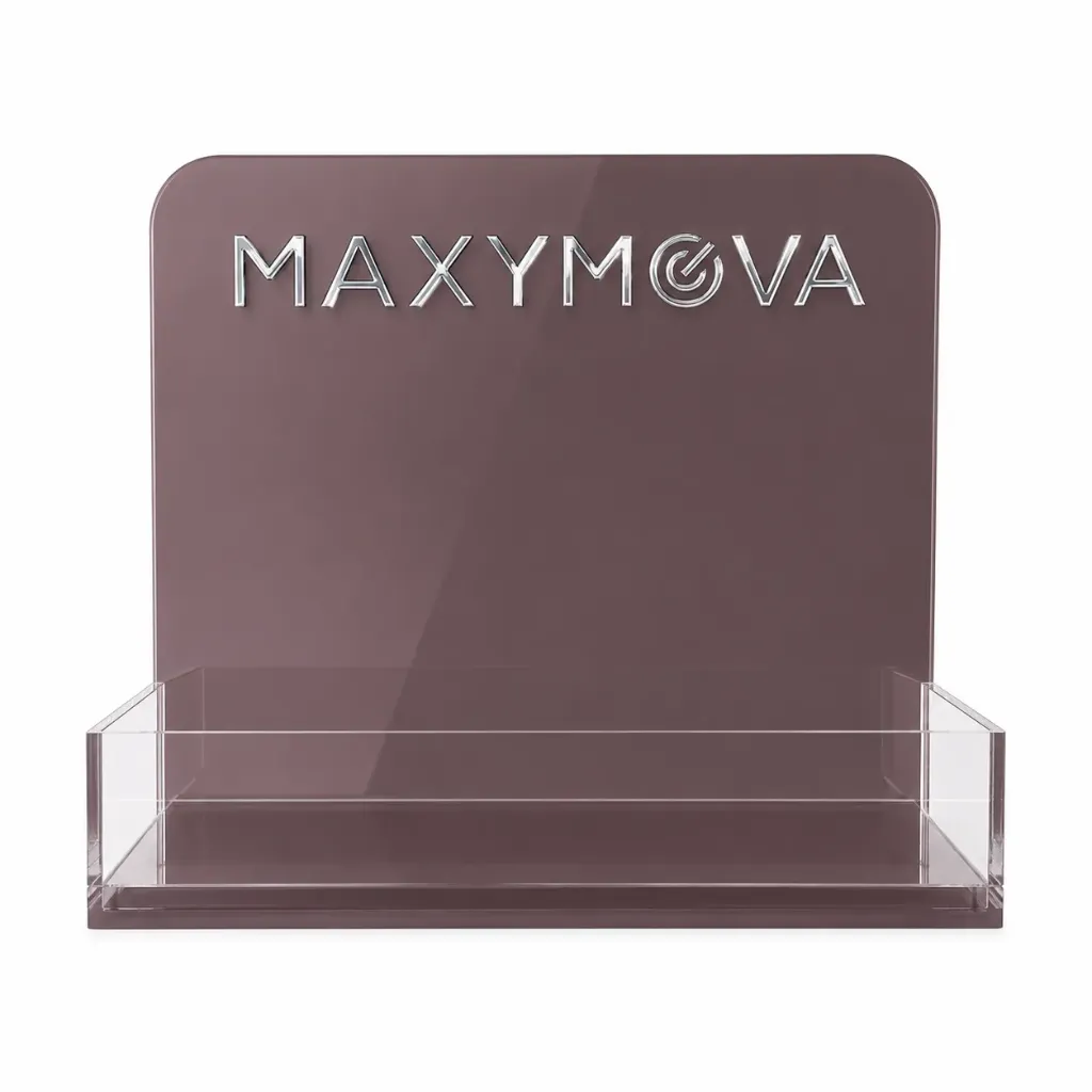 Espositore da banco in plexiglass per Maxymova Venice Night Mascara e sieri - vuoto