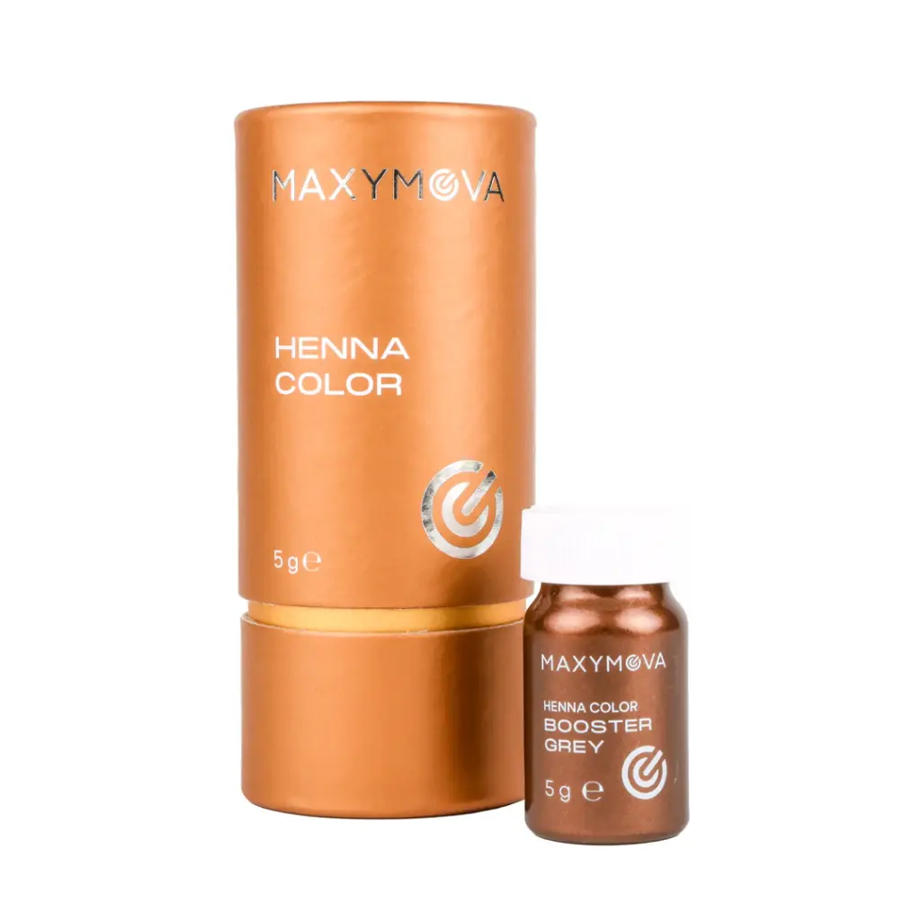 [M0026] Henna Color - 6 Colori Miscela Semipermanente per Sopracciglia all'Henné (BOOSTER GRAY)
