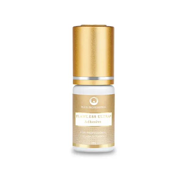 Colla per extension ciglia Flawless Ultra + 5ml - 1 sec, Nera - DLux Professional