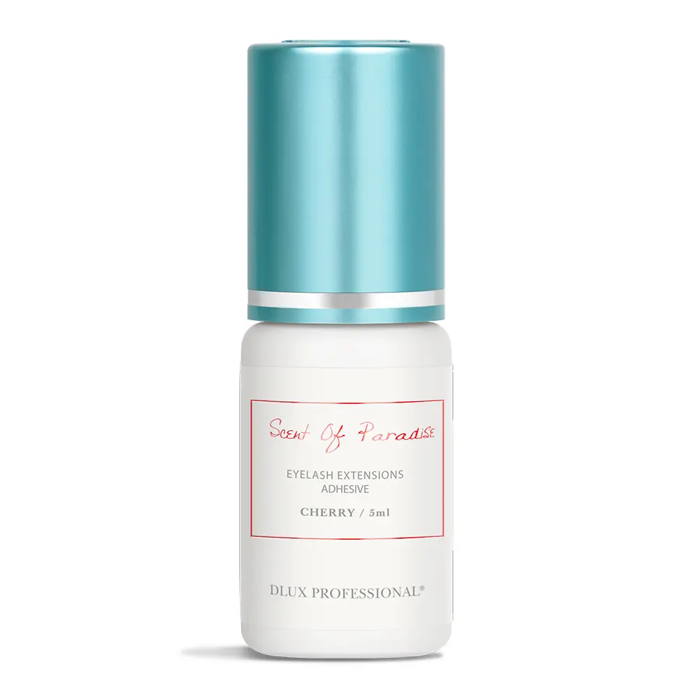 Colla per extension ciglia Scent Of Paradise, 5ml - 0,5-1 sec, Nera - DLux Professional