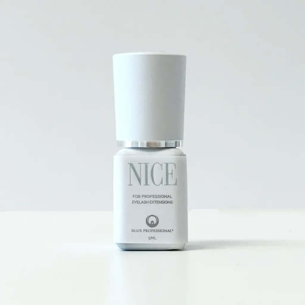 Colla per extension ciglia Nice 5ml - 0,5 sec, Nera - DLux Professional