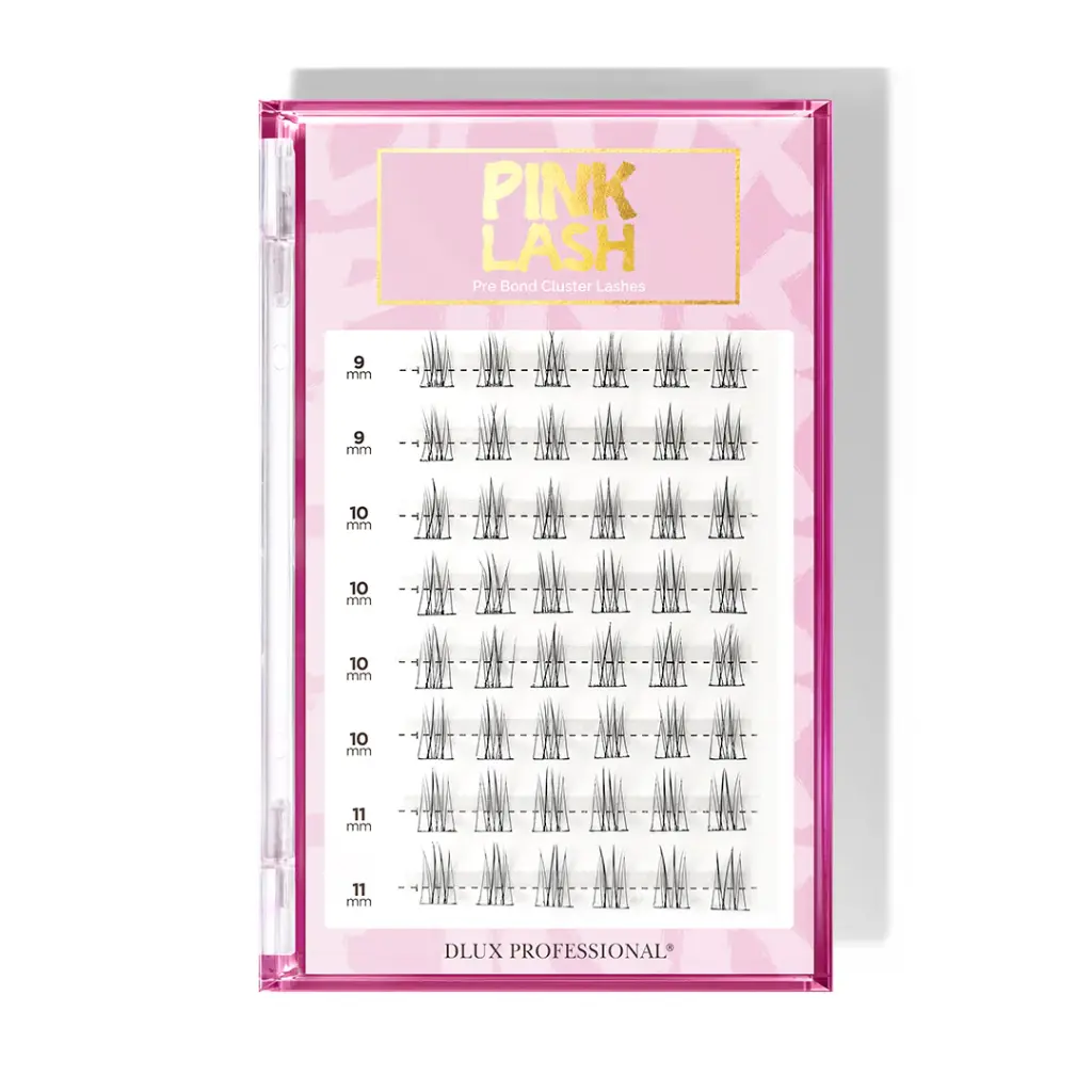 Pink Lash - Natural: ciglia finte One Step autoadesive, senza colla, 9–11 mm, resistenti all’acqua, fino a 7 giorni di durata