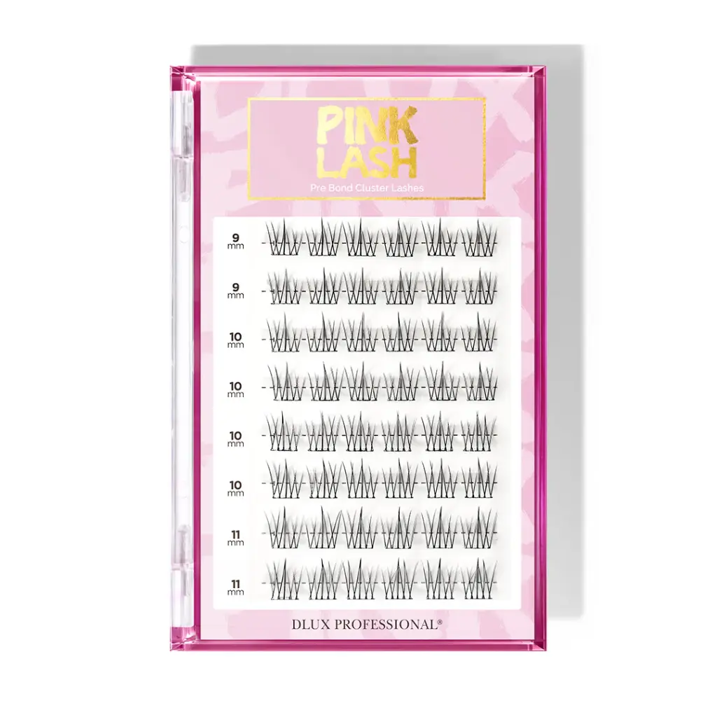 [D0649] Pink Lash - Volume: ciglia finte One Step autoadesive, senza colla, 9–11 mm, resistenti all’acqua, fino a 7 giorni di durata